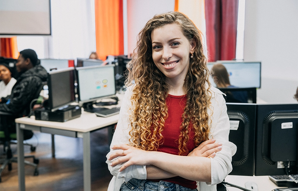 Studentka Zarządzania I stopnia we WSIiZ w Rzeszowie
