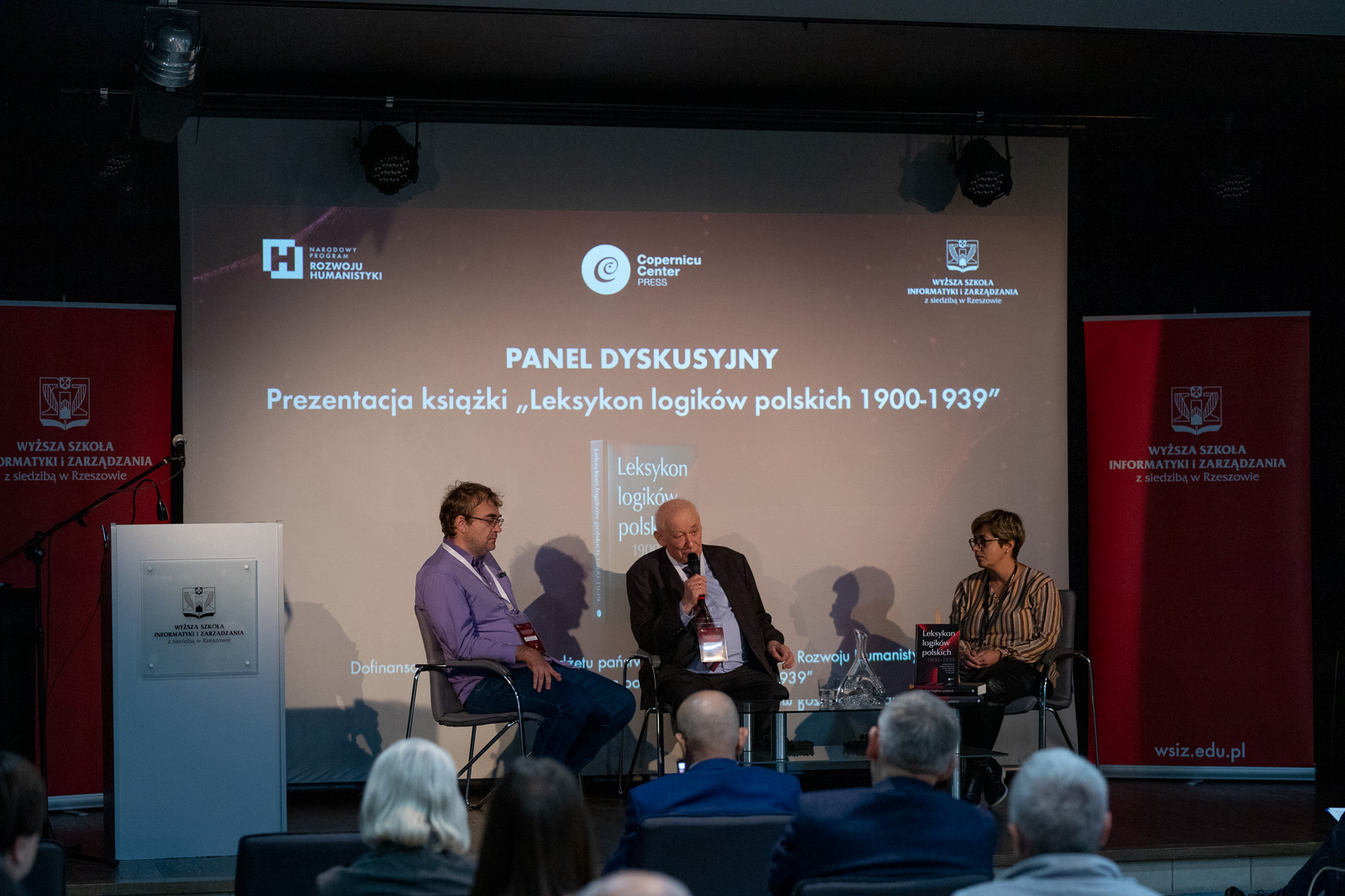 Paneliści: prof. Jan Woleński, dr Magdalena Hoły-Łuczaj, dr Andrew Schumann, prof. WSIiZ