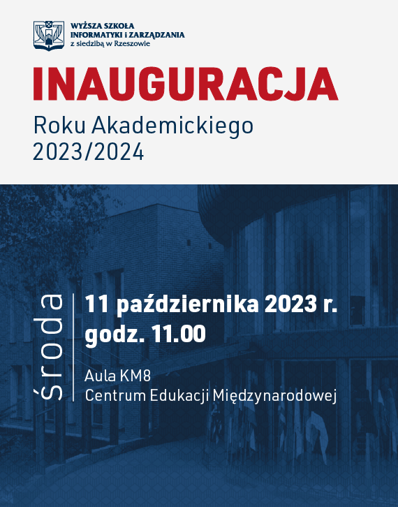 Inauguracja Roku Akademickiego 2023/2024 – zapraszamy!