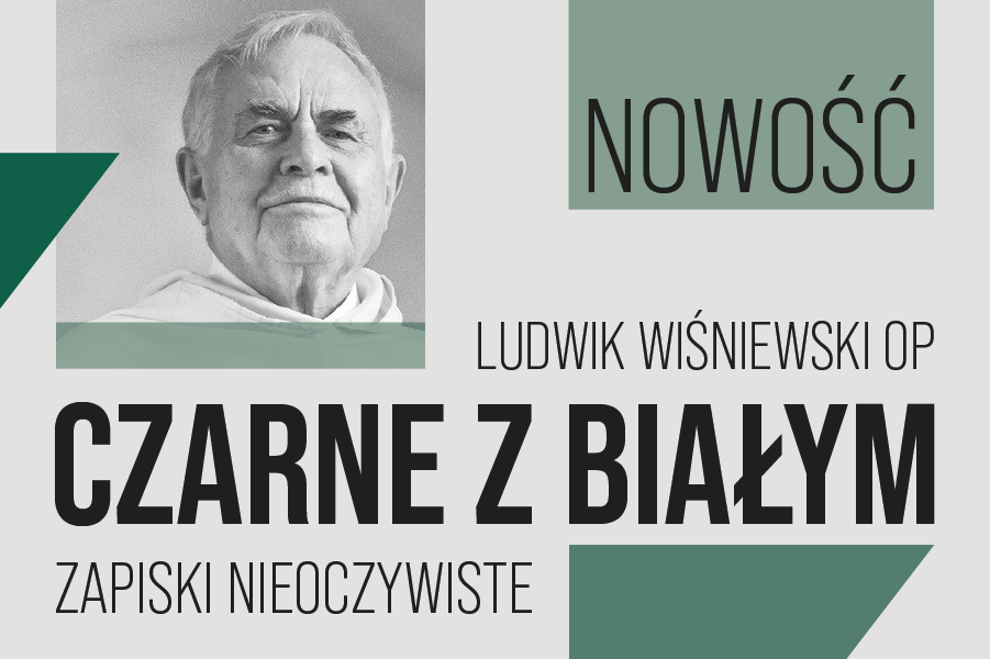 WSIiZ współwydawcą nowej książki o. Ludwika Wiśniewskiego pt. „Czarne z białym”