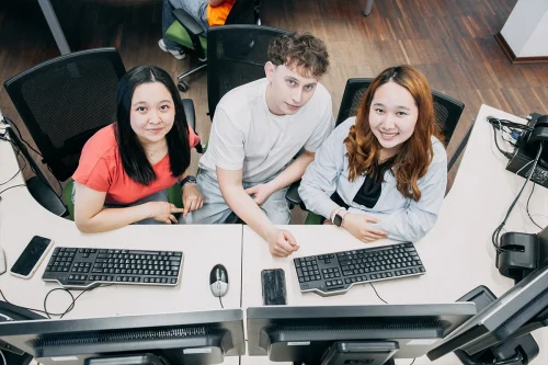 Students of Business Intelligence at UITM in Rzeszow