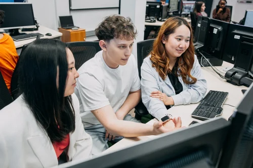 Students of Business Intelligence at UITM in Rzeszow