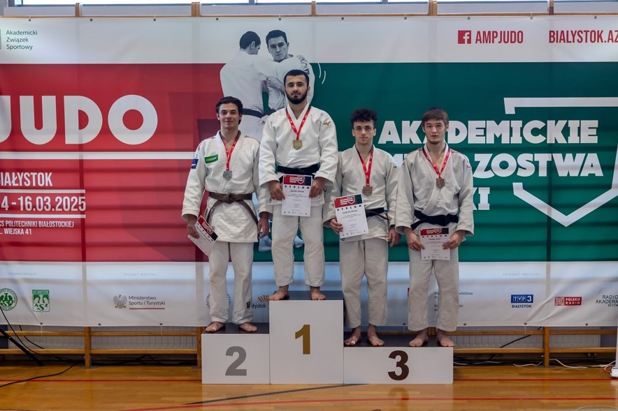 Zawodnik KU AZS WSIiZ – Jafar Jafar zdobył złoty medal Akademickich Mistrzostw Polski w judo