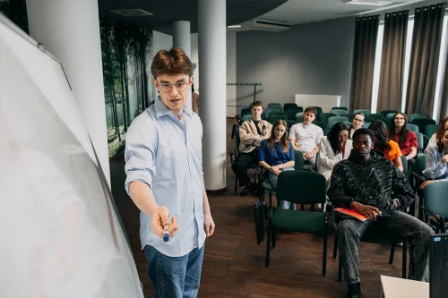Studenci Manager cyberbezpieczeństwa I stopnia we WSIiZ w Rzeszowie
