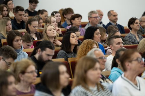 Wykład prof. Morawskiej - publiczność