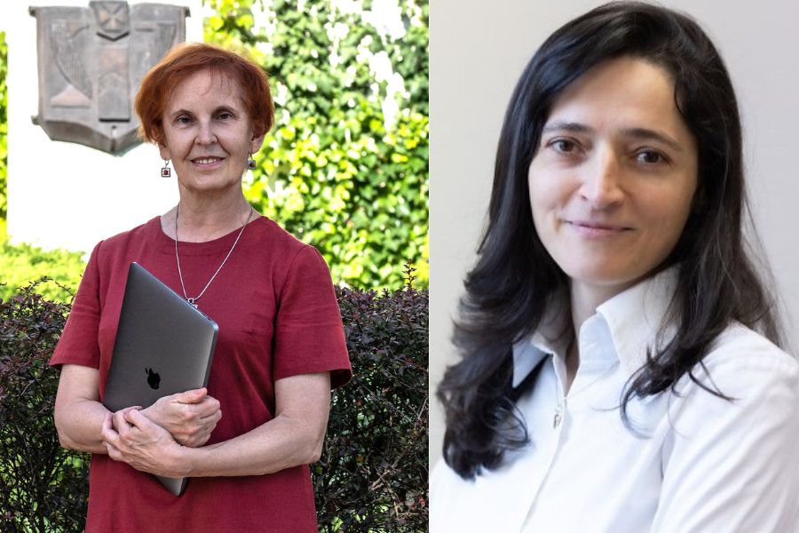 Dr Iryna Berezovska i dr Małgorzata Rataj
