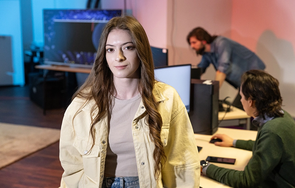 Studentka Projektowania Gier Komputerowych we WSIiZ w Rzeszowie