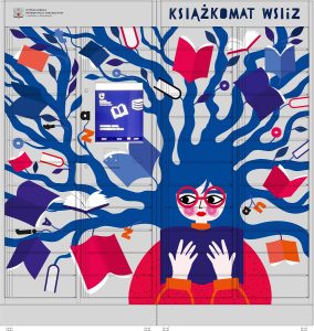 Projekt graficzny książkomatu WSIiZ