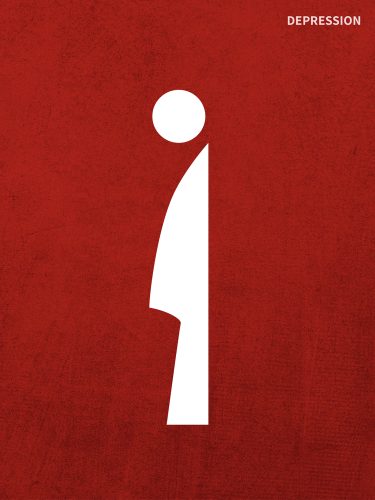 "Depression" - plakat studentki Izabeli Miodunki