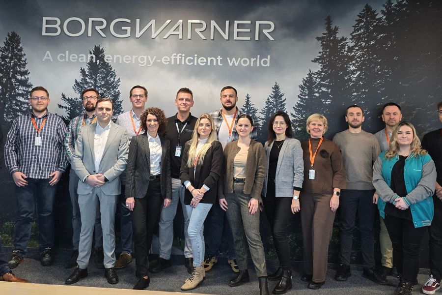 Przedstawiciele CSP WSIiZ w BorgWarner