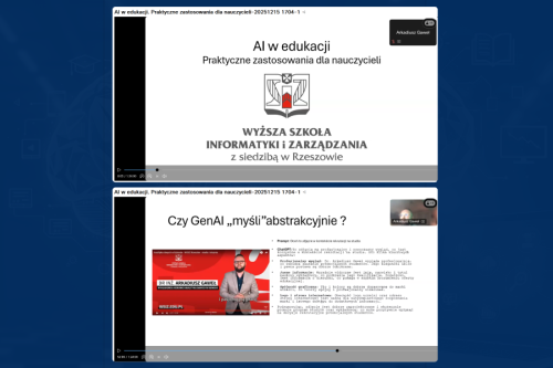 Webinar „AI w edukacji. Praktyczne zastosowania dla nauczycieli”