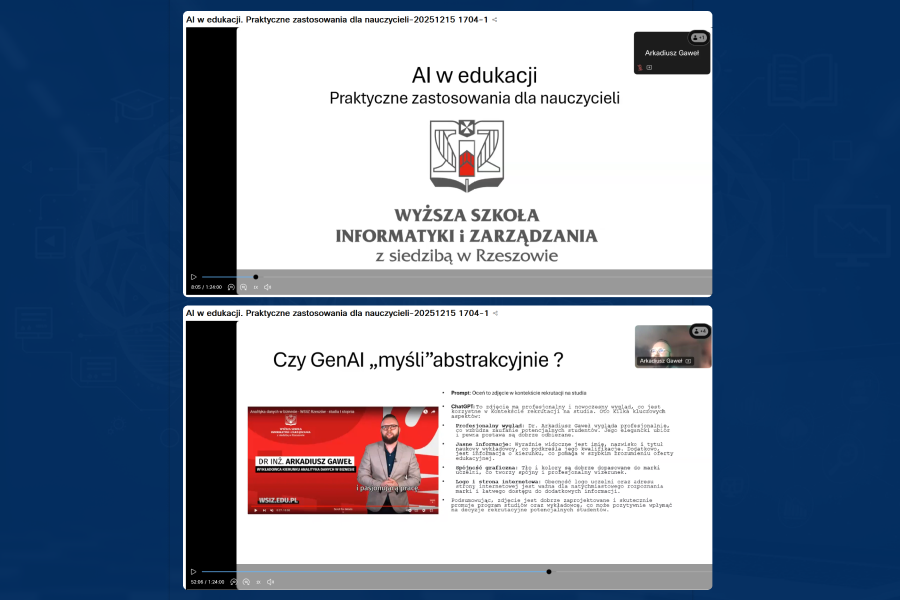 Webinar „AI w edukacji. Praktyczne zastosowania dla nauczycieli”