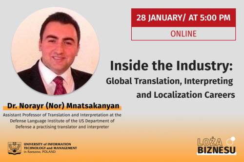 Inside the Industry: Global Translation, Interpreting and Localization Careers &ndash; spotkanie online w języku angielskim