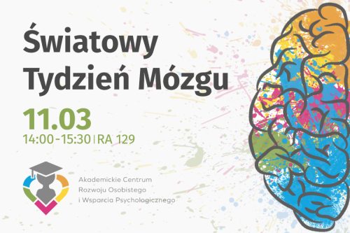 Zapisz się na warsztaty z okazji Światowego Tygodnia M&oacute;zgu