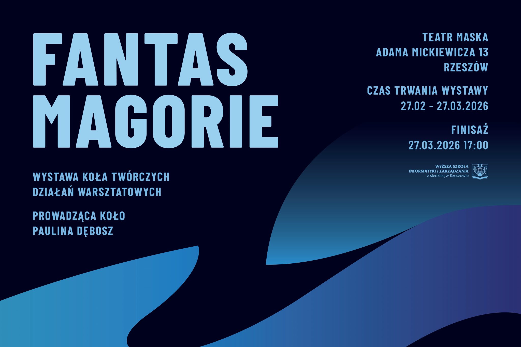 Wystawa prac artystycznych Fantasmagorie we WSIiZ