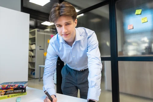 Student kierunku Zarządzanie Projektami II stopnia we WSIiZ w Rzeszowie