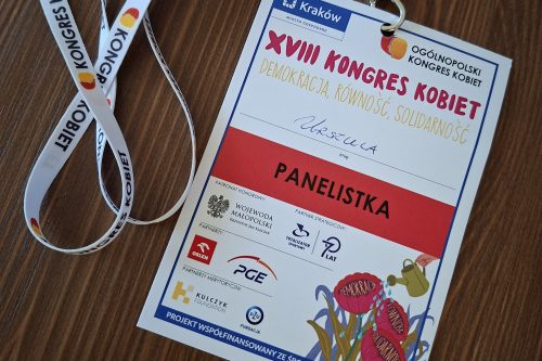 Identyfikator na kongres kobiet