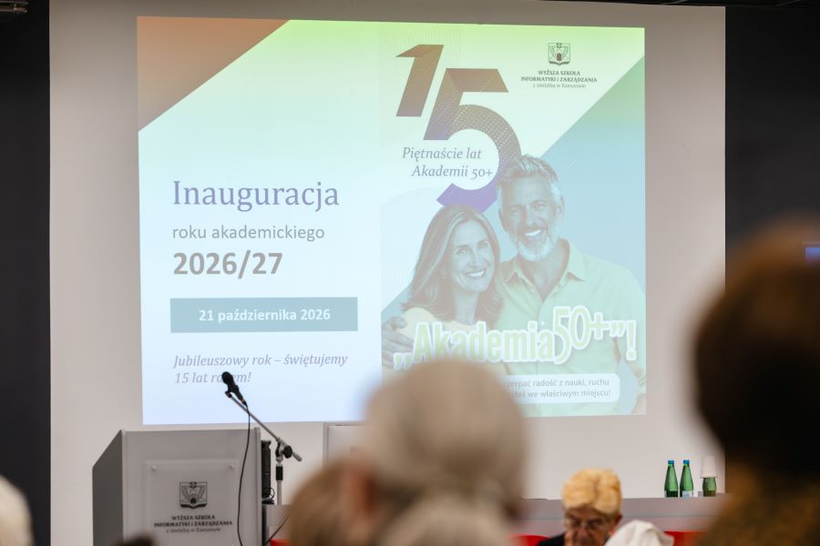 Inauguracja Akademii 50+ we WSIiZ