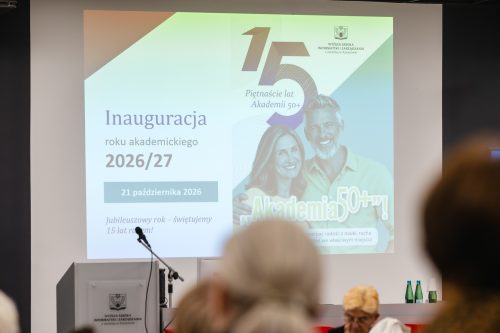 Inauguracja Akademii 50+ we WSIiZ