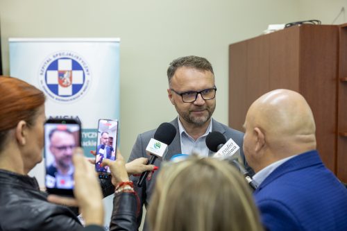 Podpisanie umowy między WSIiZ i Szpitalem Specjalistycznym w Mielcu